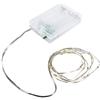 Rayher Mini LED Catena di Luci C.Fil di Ferro/T, Giallo Lumin., 130Cm, 20 LED, A Batteria, 69228159