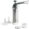 Excelsa Biscuits Macchina per Biscotti, Acciaio Inossidabile, Argento, 15,5x6x23 cm