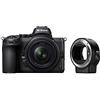 Nikon Z5 + Z 24-50 + FTZ + Lexar SD 64 GB 667x Pro Fotocamera Mirrorless, CMOS FX 24.3 MP, Full Frame, Mirino Quad-VGA EVF, LCD 3.2 Touch, Wi-Fi, Bluetooth, 4K, Nero, [Nital Card: 4 Anni di Garanzia]