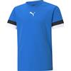 PUMA Teamrise Jersey Jr, Shirt Unisex - Bambini e ragazzi, Electric Blue Lemonade-Puma Black-Puma White, 164