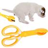Wakects Paletta Cane Manico Lungo, 30 cm, Paletta per Escrementi di Animali, Portatile Scoop di Poop Dog, Raccogliere Feci Cani o Escrementi Animali, 30 x 10 x 6 cm (Giallo)