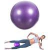 Hibmisy Palla Pilates Piccola,25 CM Palla da Pilates Anti Scoppio Antiscivolo Palla Yoga, per Casa, Fitness, Allenamento Equilibrio (grigio)