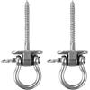 TNSLAND Ganci per Altalena in Legno, Set di 2 Accessori per Altalena, Gancio per Altalena Acciaio Inox 304, Gancio Soffitto, Heavy Duty Gancio Appendiabit per Amaca a Sacco di Sabbia, Portata 680 kg