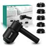 VOYOR-HEALTH Massaggiatore Anticellulite, Palmare Elettrico Vibromassaggiatore per Alleviare la Fatica e Rilassare I Muscoli, Massaggiatore Portatile a 5 Teste Multifunzionali CM410 (Nero)
