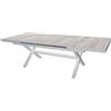 MIlani Home GRES - tavolo da giardino allungabile in alluminio e gres