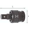 Usag Snodo cardanico macchina in acciaio al cromo molibdeno L.62mm - 241 1/2 MN Usag