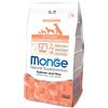 Monge All Breeds Puppy Junior Monoprotein con Salmone e Riso per Cuccioli - Sacco da 12 kg