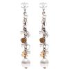 CHANEL Pre-Owned - Orecchini con pendente 2005 - Donna - perla artificiale/placcatura in argento - Taglia unica