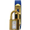 Hermès Pre-Owned - Orologio Montre Kelly 20mm Pre-owned 1990 - Donna - placcatura in oro/pelle - Taglia unica - Bianco