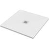 PIATTO DOCCIA STONE QUADRATO 80X80 BIANCO EFFETTO PIETRA SLIM