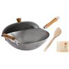 Joyce Chen 21 - 9972, Classic Series set wok in acciaio al carbonio, pezzi