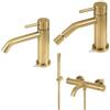 Vema Rubinetterie VEMA - OTAGO set miscelatore lavabo + bidet + gruppo vasca - V32011/V32071/V17086