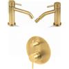 Vema Rubinetterie VEMA - OTAGO set miscelatore lavabo + bidet + miscelatore incasso con deviatore - V32011/V32071/V17142