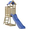 vidaXL AX Parco Giochi 52.5x304x215cm Torre Gioco Scaletta Scivolo A Onde Casa 3279066