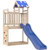 vidaXL AX Parco Giochi Giardino Torre Gioco Scivolo Onde Parete Arrampicata New 3279172