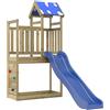 vidaXL AX Parco Giochi Giardino Torre Gioco Scivolo Onde Parete Arrampicata New 3279174