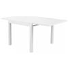 Giordanoshop Tavolo Allungabile Hawaii 90/180x90x75 h cm in Alluminio Bianco