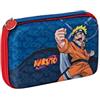 Franco Cosimo Panini Panini 68895 Astuccio Scuola Maxi Zip - Con Corredo - Naruto - Blu