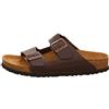 Birkenstock 51703 Arizona Sandali unisex adulto, Marrone (Dunkelbraun), 47