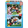 Educa - Puzzle di cartone con 48 pezzi per bambini | Mickey Mouse Disney. Misura: 28 x 20 cm. A partire dai 3 anni (18885)