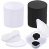 JIANTA 30 Pezzi NFC Tag, Adesivi NFC Vuoti con Retro Adesivo, Ntag215 Chip, NFC Tag Compatibile con TagMo e Amiibo, 2.5cm/1inch, Nero/Bianco
