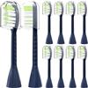 Othanary 10 pezzi compatibili con Philips Sonicare One spazzolino elettrico di ricambio per spazzolino elettrico Philips Sonicare One HY1100, con copertura antipolvere (Midnight Navy Blue, M)