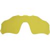 Wetnenss Lenti di ricambio per occhiali da sole Oakley Radar EV Path OO9208, polarizzate, spessore 1,5 mm, prevenzione del sale, resistenti agli oli (rosso scuro) (rosso scuro), Giallo, Non