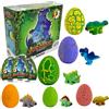 #sbabam Funny Box Mega Jurassic Eggs, Giocattolo a Partire dai 3 Anni in su, Confezione da 3 Pezzi, Giocattolo Dinosauro per Bambini Nati da Uova magiche, Ideale Come Regalo per Bambini
