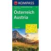 Kompass Carta panoramica n. 340. Austria-Osterreich. Con carta 1:600000