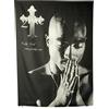 Heart Rock - Bandiera 2Pac Only God Can Judge Me, Qualità Italiana, Materiali resistenti e Colori Vivaci - Made in italy [100% Poliestere - 110x75 cm]