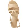CafèNoir Cafè Noir Sandali in pelle con fasce e tacco 8cm