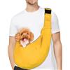 PETLOFT Reversibile Borsa Trasportino Zaino, Borsa da Trasporto per Cani Piccoli, Adjustable Borsa a Tracolla, Cross-Body Pet Sling Carrier con Gancio per Collare per Cane/Gatto Fino a 4.99kg