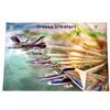 PRL) AFFICHE FRECCE TRICOLORI 2023 AERONAUTICA MILITARE 100 ANNIVERSARY PAN AIR
