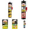 Pattex Millechiodi Forte & Rapido, adesivo di montaggio extra forte che sostituisce viti e fori al muro, adesivo bianco con effetto ventosa in formato cartuccia, 1x400g