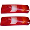 Generic 2 x Lente di ricambio Luci Finale Posteriore Vetro per Mercedes Аtego, Mercedes Actros MP4 LKW, E-MARK