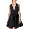 Pinko Casalfermo Abito Taffeta, Vestito da Sera Donna, Z99_Nero Limousine, 44