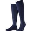 FALKE Tiago M KH sostenibili cotone filo di Scozia al ginocchio tinta unita 1 paio, Calzini lunghi Uomo, Blu (Royal Blue 6000) nuovo - ecologico, 45-46