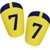 NQEUEPN Mini Parastinchi Calcio, 8x5cm Mini Parastinchi Calcio Piccoli Parastinchi Protettivi Attrezzatura per Uomini Donne Bambini Ragazzi Ragazze Amanti Dello Sport (Numero Speciale Uniforme N. 7)