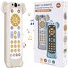Orzbow Telecomando Bambini Giocattolo, Giochi Educativi per L'apprendimento Precoce dei Numeri, Giocattoli Sensoriali per Bambini e Bambine di 6, 9, 12, 18 Mesi, con Copertura in Silicone