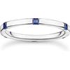 Thomas Sabo anello da donna con pietre blu argento 925 TR2396-699-32