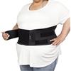 BraceUP Tutore per la Schiena Taglie Forti per Donna e Uomo - da 3XL a 5XL Extra Large Supporto per la parte bassa della schiena con cinghie che esercitano compressione nell'area dolorante (5XL)