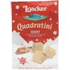 Loacker, Winter Edition Quadratini Cannella, Cialde di Wafer Farcite di Deliziosa Crema alla Cannella, Snack Dolci, Merenda e Snack, Idea regalo, 1 Confezione da 250 g