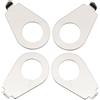 Musiclily Pro Metriche 8,5mm Acciaio Stile Vintage Pots Knob Pointers Manopole Puntatore LP Manopola Indicatore di Posizione per Chitarra Elettrica Epiphone Les Paul, Nichel Cromato (Set di 4)