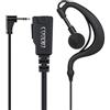 COODIO Radio Cuffia 1-Pin a Forma di G Microfono con Auricolare Headset la Sicurezza e Bodyguard per Motorola TLKR Ricetrasmittente PMR