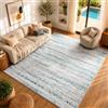 Livabliss Bolzano Tappeto Salotto Moderno Astratto Tappeto Soggiorno, Camera da Letto, Pranzo Moderni Tappeti Effetto Marmo, Morbido e Pelo Corto, Ampio 160x213 cm, Beige, Verde Blu, Avorio