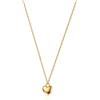 day berlin day.berlin Collana Cuore Nova, delicata collana donna con piccolo ciondolo cuore 7x7mm, regalo speciale, acciaio 316L senza nichel, resistente all'acqua, color argento, oro rosa o placcato oro 18k