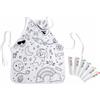 Hape Grembiule da colorare, per bambini dai 3 anni in su