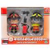 Giochi Preziosi Vigili Del Fuoco - Set 2 Personaggi Da 7 Cm Con Divisa Vigili Del Fuoco Articolati E Accessori Da Equipaggiamento, Per Bambini A Partire Dai 4 Anni