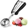 TJ POP Porzionatore Per Gelato 60mm, Cucchiaio Gelato, TJ POP Paletta Per Gelato In Acciaio Inox Con Grilletto E Manico Confortevole Per Palla Gelato, Cottura, Palla Melone