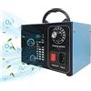 Auveach Generatore di Ozono 60,000mg/h Domestico Industriale Purificatore Portatile del Filtro dell'Aria Commerciale con 60min Timer per Casa Uffici Palestra (Blu)